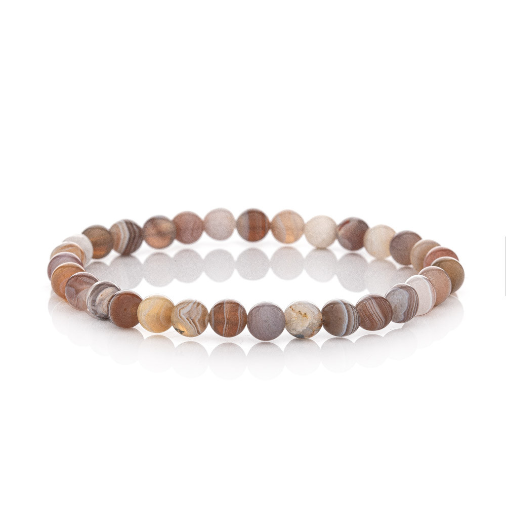 Buka Jewelry | Náramky z drahých kamenů - Drahé kameny Achat Botswana BR024